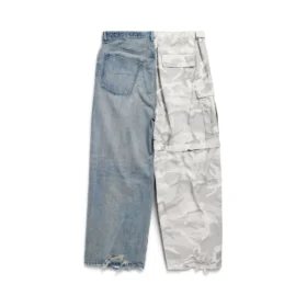 Grayscale Camo Hybrid -löysät housut ”Light Blue” 786645TQW556379