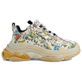 Gucci x Balenciaga The Hacker Project Triple S ”Flora Print” 677195-UL110-8461