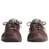 Hamptons-mokkanahkainen tennari ”Dark Brown Grey” 841765WHPSU2290WHITE