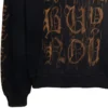 Heavy Metal -puuvillahuppari ”Washed Black” 739024-TOVD8-1055