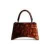 Hourglass-pieni käsilaukku, kilpikonnankuorikuvio, ”Brown” 5935462AAZK2126