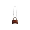Hourglass-pieni käsilaukku, kilpikonnankuorikuvio, ”Brown” 5935462AAZK2126