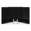 Hourglass Velvet Jersey -lompakko ketjulla ”Black” 6560502AAPT1000