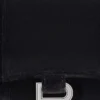 Hourglass Velvet Jersey -lompakko ketjulla ”Black” 6560502AAPT1000