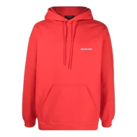 Hupparit, jossa selkälogolla, vakiomallinen istuvuus ”Bright Red” 600583TMVF53168 Hupparit, jossa selkälogolla, vakiomallinen istuvuus ”Bright Red” 600583TMVF53168