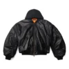Huppullinen bomber-taki ”Black” 750953TOS171000