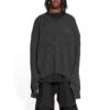 Hybrid-V-kauluspusero ”Anthracite Black White” 704271T41301163