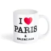 I love Paris Balenciaga -muki ”White” 818761T01769000