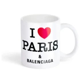 I love Paris Balenciaga -muki ”White” 818761T01769000