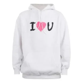 I Love U -hupparit ”White” 570811TJVL69040