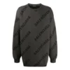 Intarsia-neulepusero logolla ”Grey” 625970T31781262