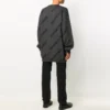 Intarsia-neulepusero logolla ”Grey” 625970T31781262