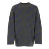 Intarsia-neulepusero logolla ”Tummanharmaa” 623283T15671035