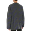 Intarsia-neulepusero logolla ”Tummanharmaa” 623283T15671035