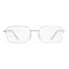 Invisible Rectangle -aurinkolasit ”Silver” 768058T00051402