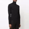 Istuva turtleneck-villapaita ”Black” 682003T51751000