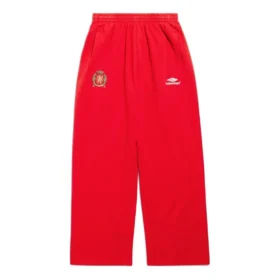 Jalkapallo-baggy-verkkarihousut ”Red White” 777708TPVW36643