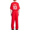 Jalkapallo-baggy-verkkarihousut ”Red White” 777708TPVW36643