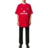Jalkapallo-T-paidat, oversized-malli, ”Red White” 641658TJV516540