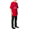 Jalkapallo-T-paidat, oversized-malli, ”Red White” 641658TJV516540