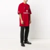 Jalkapallo-T-paidat, oversized-malli ”Red White” 641666TJV056540