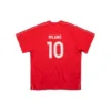 Jalkapallo-T-paidat, oversized ”Red White” 777705TPVV36643