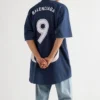 Jalkapallo-T-paidat, oversized, ”sininen” 641664TJV054482