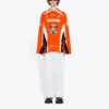 Jääkiekko-paneelipaita, pitkähihainen T-paita ”Orange” 657105TKV247074