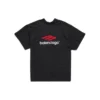 Kaksinkertainen etuosa T-paita ”Washed Black” 791615TQVQ61021