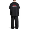 Kaksinkertainen etuosa T-paita ”Washed Black” 791615TQVQ61021