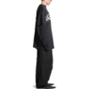 Kaksinkertainen etuosa T-paita ”Washed Black” 791615TQVQ61021