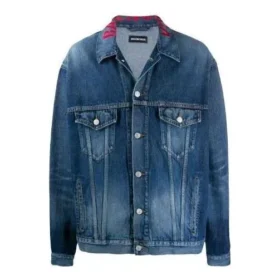 Kaulalogolla varustettu Denim-takit ”Sininen” 571324TCW032340 Kaulalogolla varustettu Denim-takit ”Sininen” 571324TCW032340