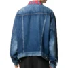 Kaulalogolla varustettu Denim-takit ”Sininen” 571324TCW032340