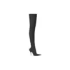 Knife 110 mm polven yli ulottuvat saappaat ”Black Matte Spandex” 719816W2ES01000