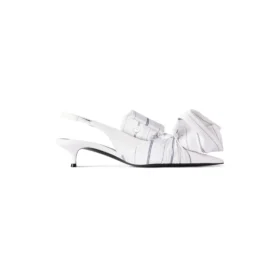 Knife Chemise 40 mm Slingback ”White” 786223WB1H29000