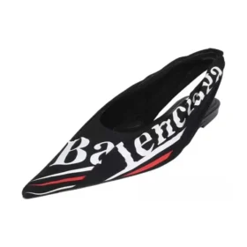 Knife Slingback -logopainetut rennot ballerinat ”Musta” 500619W06001091