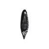 Knife Slingback -logopainetut rennot ballerinat ”Musta” 500619W06001091
