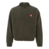 Käännettävä fleece-vetoketjutakki ”Green” 625931T15712863
