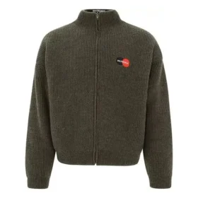 Käännettävä fleece-vetoketjutakki ”Green” 625931T15712863