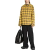 Käännettävä ylikokoinen ruudullinen ylipaitapusero ”Yellow Blue” 720105TNM277660