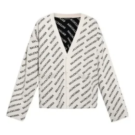 Koko pinnan peittävä logoneule ”Chalky White Black” 736248T32339054