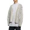 Koko pinnan peittävä logoneule ”Chalky White Black” 736248T32339054