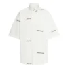 Koko pinnan peittävä logopaita, lyhythihainen, ”White Black” 681702TOL659040