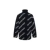 Koko pinnan peittävä logopusero, korkeakauluksinen ”Black White” 621018T15674177