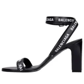 Koko pinnan peittävät logosandaalit ”Black” 630041WBAE11090