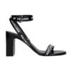 Koko pinnan peittävät logosandaalit ”Black” 630041WBAE11090
