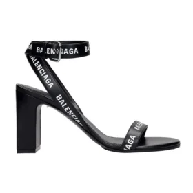 Koko pinnan peittävät logosandaalit ”Black” 630041WBAE11090