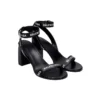 Koko pinnan peittävät logosandaalit ”Black” 630041WBAE11090