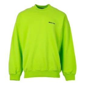 Kontrastilogolla varustettu collegepaita ”Lime” 671125TKVB57072 Kontrastilogolla varustettu collegepaita ”Lime” 671125TKVB57072