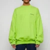 Kontrastilogolla varustettu collegepaita ”Lime” 671125TKVB57072